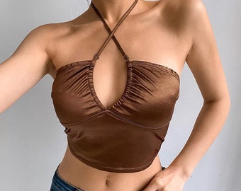 cute summer halter tops