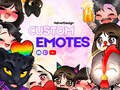 Custom Emotes, Badges, Stickers, Emojis for Twitch/Youtube/Discord/TikTok