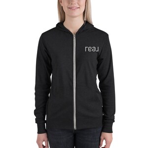 Real Realty Unisex zip Hooded Sweatshirt, Real broker Realtor Marketing, Real brokerage Clothing, Real brokerage llc Men's, Women's sweater