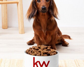 Pet bowl Keller Williams, KW Realty, Dog bowl, Cat bowl, Pet gift, client gift