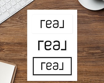 Real broker Stickers for notebooks, laptops, bubble-free stickers, real brokerage llc realtor stickers, real brokerage stickers