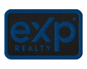 eXp Realty Embroidered Patch or Sew-On (3.5” x 2.25)