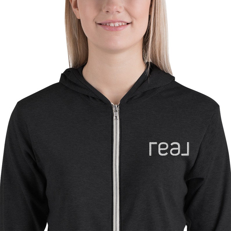 Real Realty Unisex zip Hooded Sweatshirt, Real broker Realtor Marketing, Real brokerage Clothing, Real brokerage llc Men's, Women's sweater