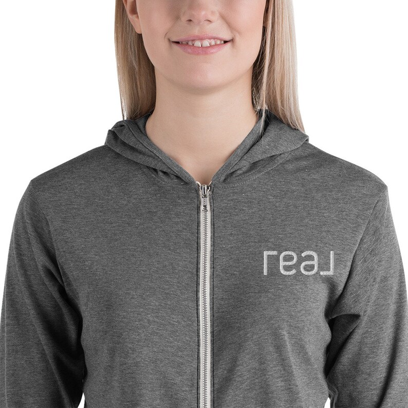 Real Realty Unisex zip Hooded Sweatshirt, Real broker Realtor Marketing, Real brokerage Clothing, Real brokerage llc Men's, Women's sweater