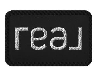 Real Realty Embroidered patch, Real Brokerage LLC patch, realty patch, embroidery patch, Realty Gift, real marketing, real broker