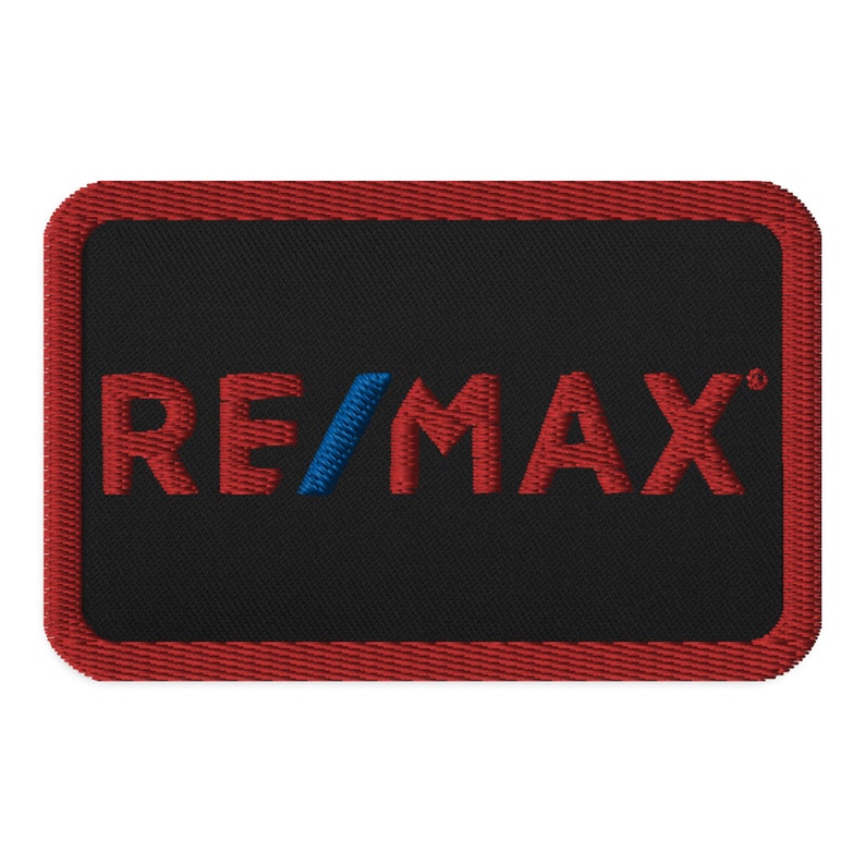 RE/MAX Embroidered Patch Vintage Inspired, remax patch, remax vintage, remax embroidery, remax embroidered patch