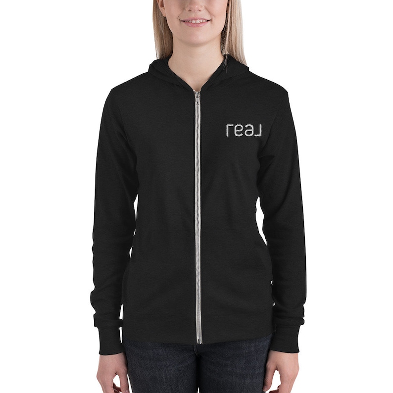 Real Realty Unisex zip Hooded Sweatshirt, Real broker Realtor Marketing, Real brokerage Clothing, Real brokerage llc Men's, Women's sweater