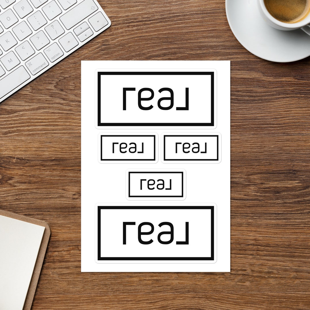 Real Router Stickers Real Broker Stickers for Notebooks, Laptops, Bubble-free Stickers, Real ...