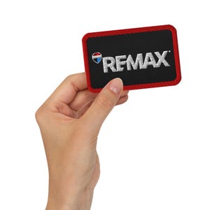 RE/MAX Embroidered Patch Vintage Inspired, remax patch, remax vintage, remax embroidery, remax embroidered patch