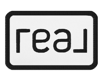 Real Realty Embroidered patch, Real Brokerage LLC patch, realty patch, embroidery patch, Realty Gift, real marketing, real broker