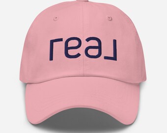 Real Brokerage, Real Realty, onereal, real brokerage llc cap, real baseball cap, dad hat, be real, real realtor cap, real agent hat, real