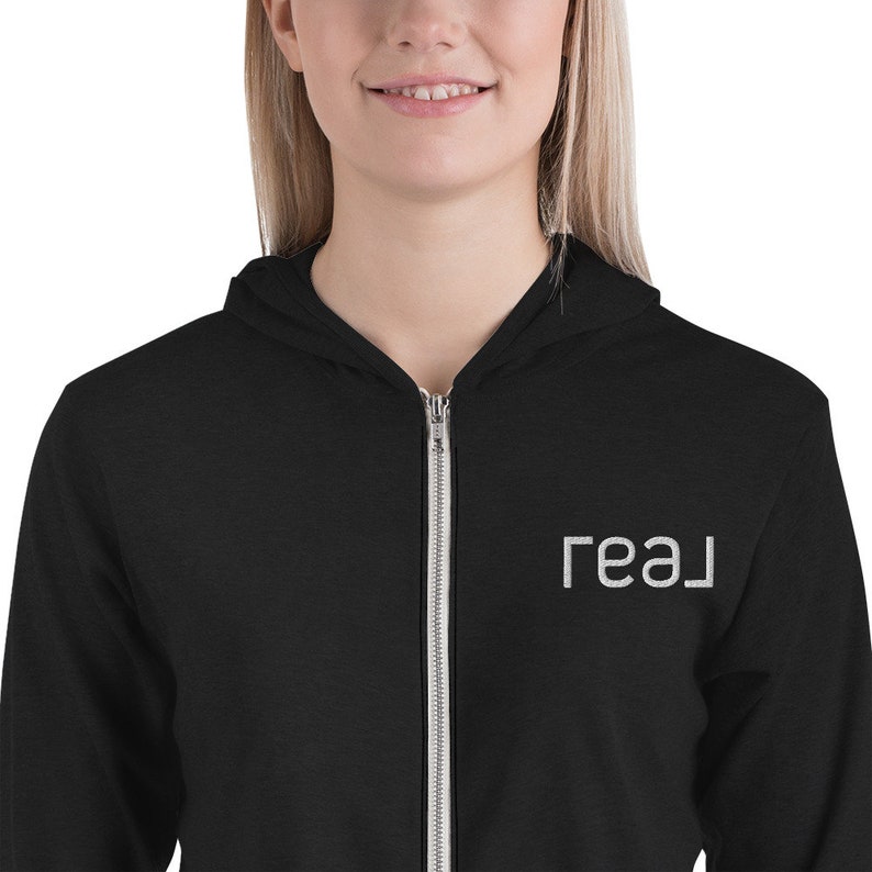 Real Realty Unisex zip Hooded Sweatshirt, Real broker Realtor Marketing, Real brokerage Clothing, Real brokerage llc Men's, Women's sweater