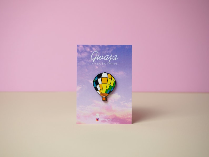 BTS Air-balloon Enamel Pin 