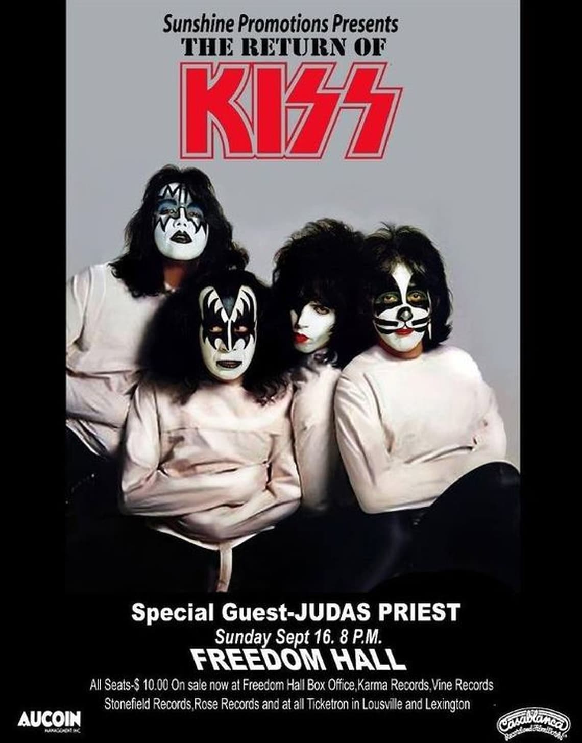 Kiss Concert Tour Set of 6 Glossy Printed Photos 8x11 inches Etsy
