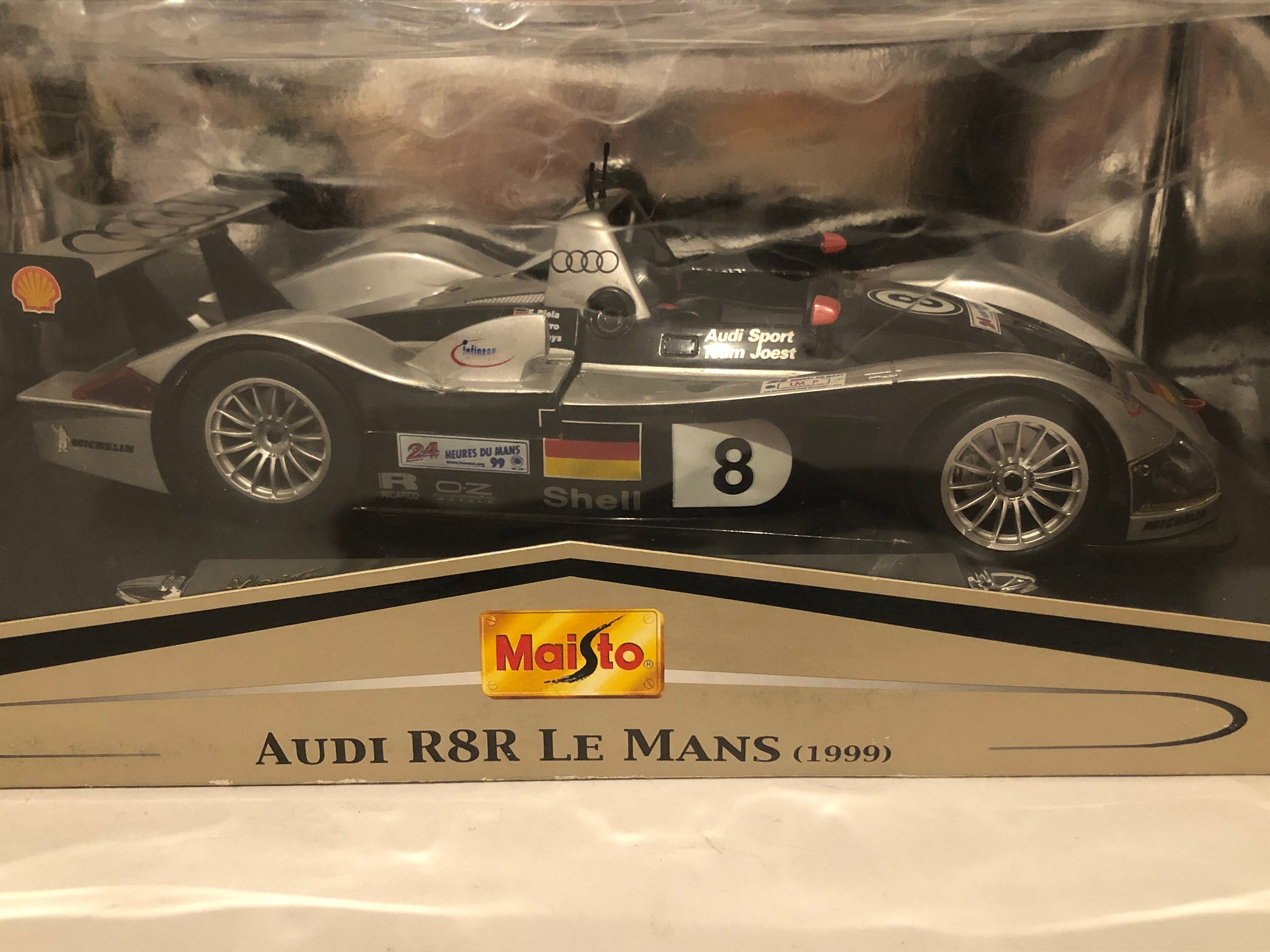 Maisto Audi R8R Le Mans GT Racing Car Model 1:18 Scale (1999) - Etsy
