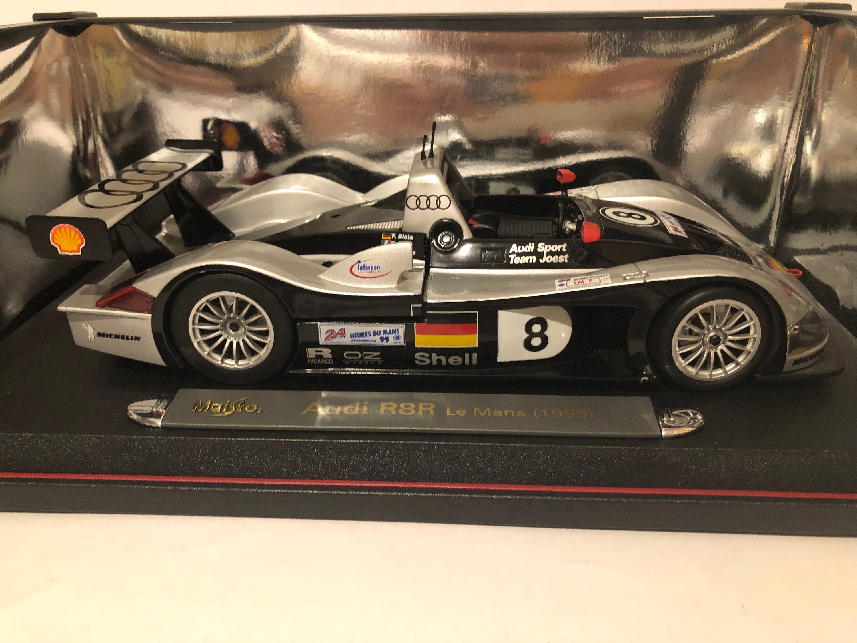Maisto Audi R8R Le Mans GT Racing Car Model 1:18 Scale (1999) - Etsy