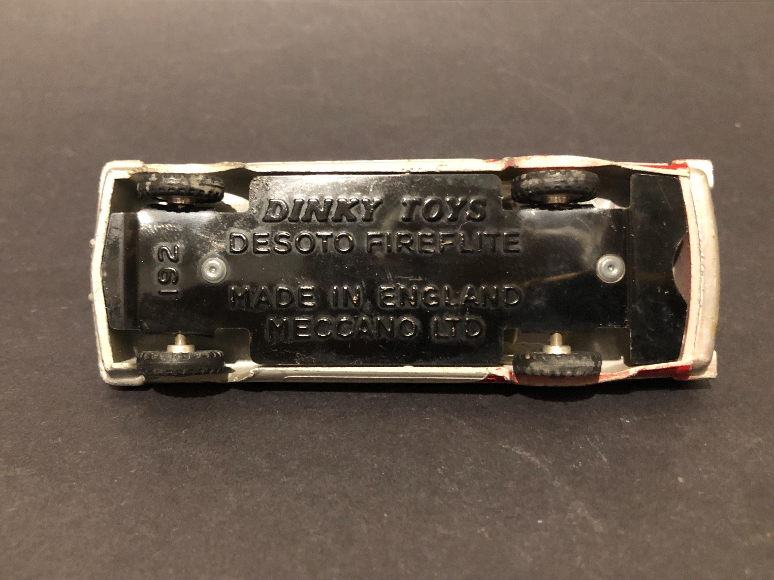 Dinky Toys Diecast #192 Desoto Firelite American Car From 1950-60s