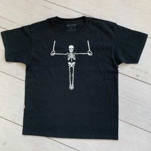 Gymnast Skeleton Shirt, Men's Rings or Pommel, Tie Dye Shirt, Plain Shirt, Personalizable, Customizable image 2