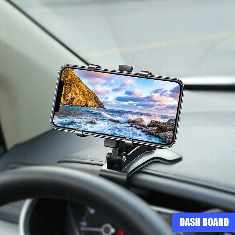 Dashboard Mount Car Phone Holder In Car Flexible Clip Double Etsy