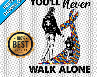 Never Walk Alone Svg Etsy