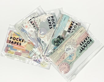 40pcs Retro/Vintage Stationery grab bag | Pocket Tape Set | Paper Sticker Collage | Scrapbooking | Junk Journal | Planners | Card Making