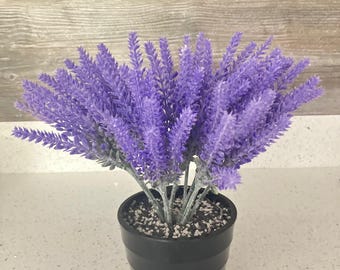 Artificial Sussex Lavender Bunch