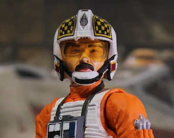 1/12 - Biggs Darklighter Black Series 3D printed helmet