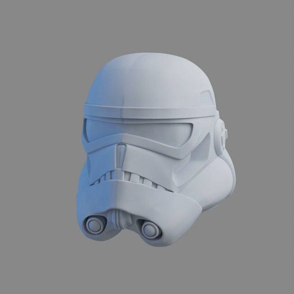 1/12th Force Unleashed Stormtrooper Helmet  3D printed