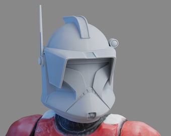 1/12 - Cody / Fox Phase 1 Black Series 3D printed helmet