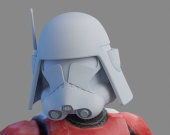 1:12/18/6 スケール コマンダー グリー フェーズ 2 ヘルメット 3D