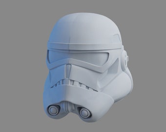 Casque Stormtrooper 1/12ème Force Unleashed imprimé en 3D