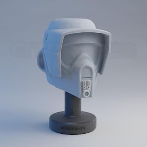 1/12 - Scout Trooper Helmet 3D printed for Black Series Figures th