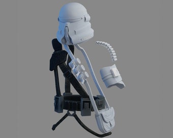 1/12 - クローン・エアボーン・トルーパー - 3Dプリントパーツ