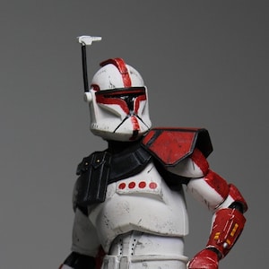 1/12 - Commander Fordo ARC-77 Phase-1 Decal Sheet Star Wars Black Series Clone Trooper
