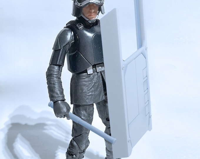 1/12 Riot Shield & Baton 3D Printed Andor - Etsy