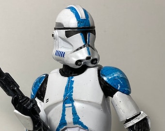 1/12 - 501st Clone Trooper EP3 Waterslide Decal Sheet Star Wars Black Series th