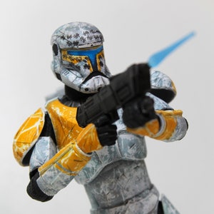 1/12 - Clone Commando Gregor Waterslide Decal Sheet Star Wars Black Series th