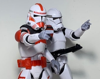 1/12 - Hands - Clone Trooper Set 2 -  Black Series 3D printed hands
