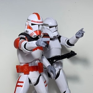 1/12 - Hands - Clone Trooper Set 2 -  Black Series 3D printed hands