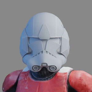 P2 Stealth Ops Clone Trooper Black Series 3D printed helmet - 1/12 - 1/6 - 1/18