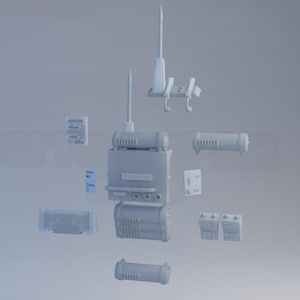 1/12 - Clone Trooper Rücken Zubehör 3D Print