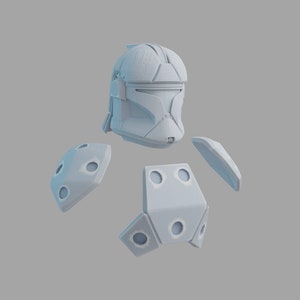 1/12 - 1/18 -  P1 Clone Gunner & Gunnery Captain 3D Printed parts