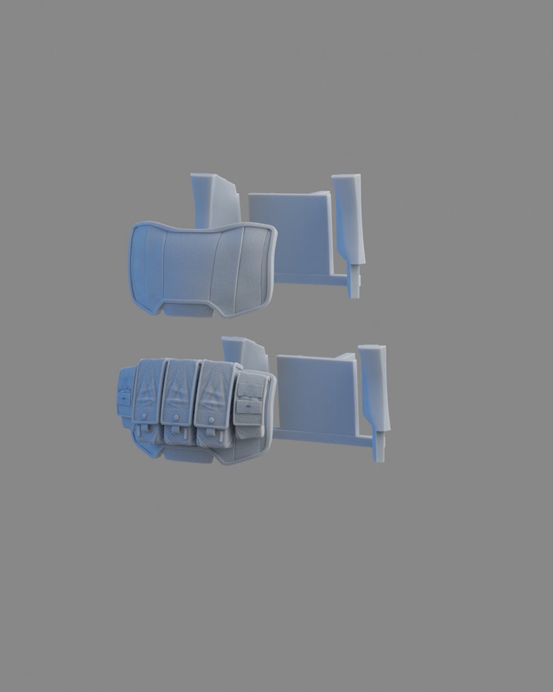 Support thoracique Clone Trooper et accessoires Impression 3D image 5