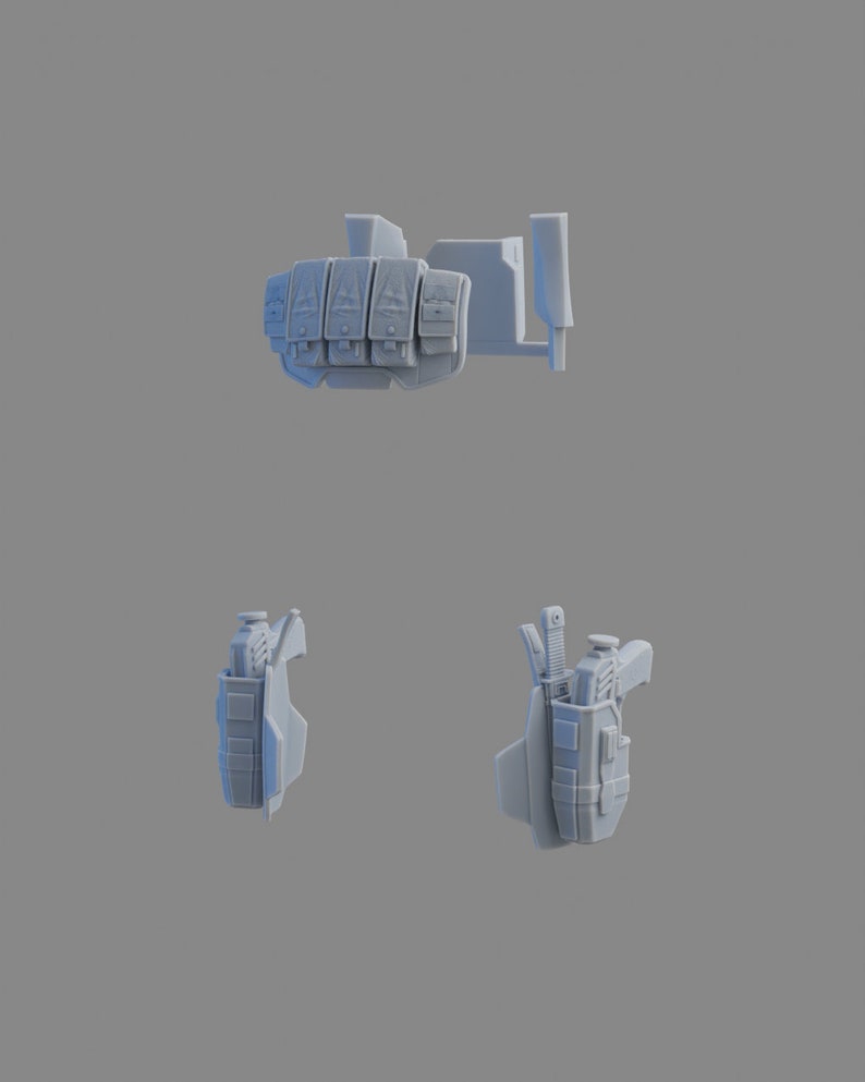 Support thoracique Clone Trooper et accessoires Impression 3D image 10