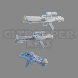 1/12 - E-11 (ANH,ESB, ROTJ & R1) Blaster 3D Printed