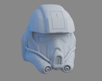 1/12 - STAR WARS Squadrons Cold Helmet TIE pilot Black Series 3D printed helmet