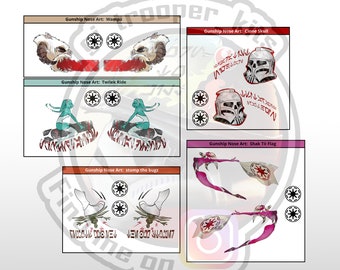 1/78 LAAT Gunship Nose art