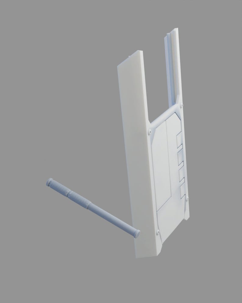 1/12 - Riot Shield & Baton 3D Printed - Andor - Etsy