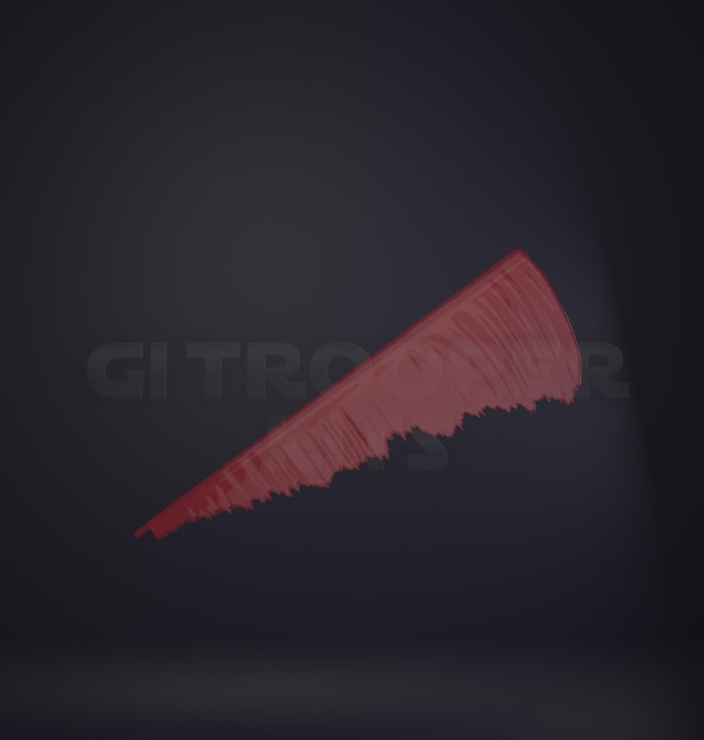 May include: A red, abstract, triangular shape with a jagged edge, set against a dark gray background. The shape appears to be textured with visible brushstrokes. The word "CITRO" is faintly visible in the background.