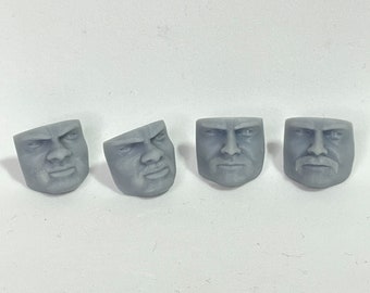 1/12 - Endor Commando Face(s) Black Series 3D printed faces